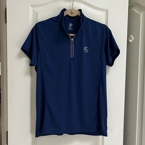 EP ladies navy golf polo